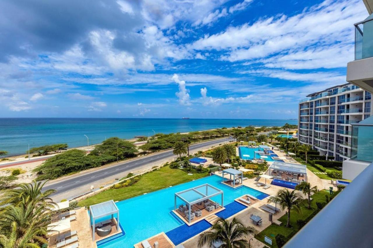 Breath Taking Beach Front Views Condo Eagle Beach Palm Beach Exteriör bild