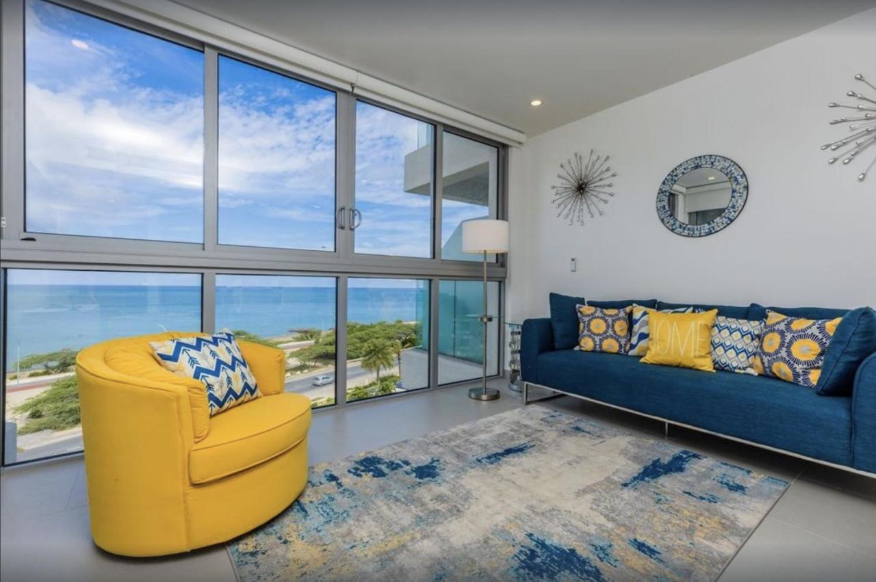 Breath Taking Beach Front Views Condo Eagle Beach Palm Beach Exteriör bild